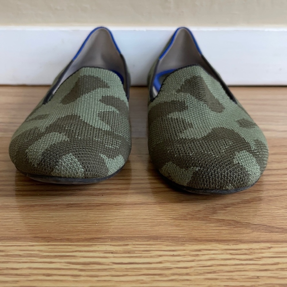 Rothy’s like-new camouflage flats. Women’s size 6.5.